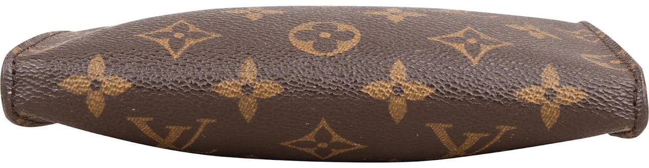 Louis Vuitton Monogram Canvas Bucket Pochette Accessoires Shoulder Bag Bruin