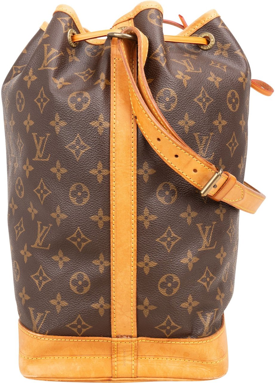 Louis Vuitton Monogram Canvas Sac Noé Grande Shoulder Bag Bruin