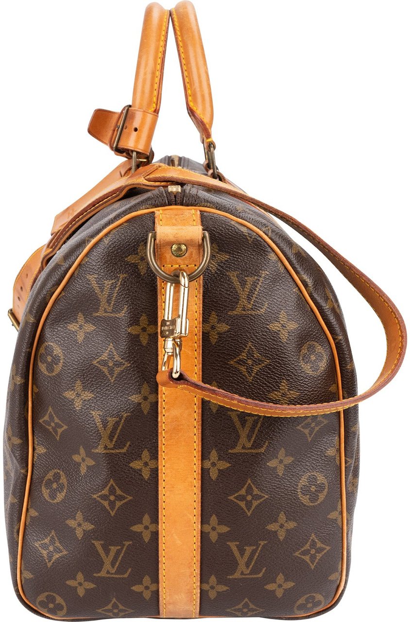 Louis Vuitton Louis Vuitton Monogram Canvas Keepall 45 Bandoulière Travel Bag Bruin
