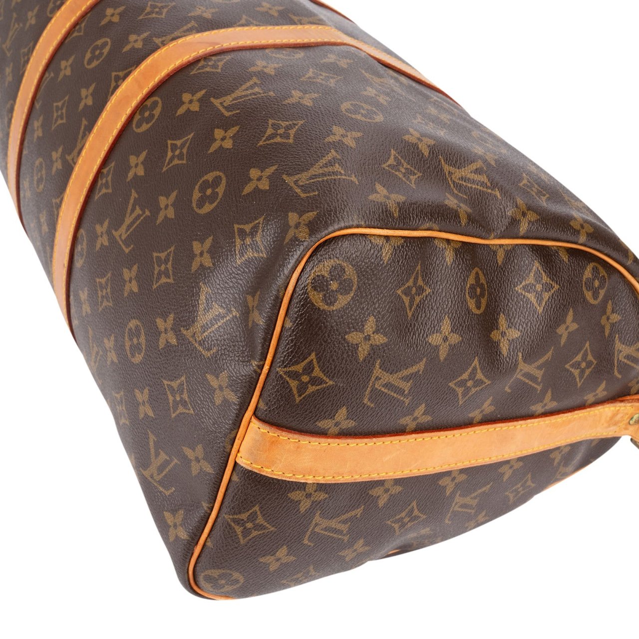 Louis Vuitton Louis Vuitton Monogram Canvas Keepall 45 Bandoulière Travel Bag Bruin