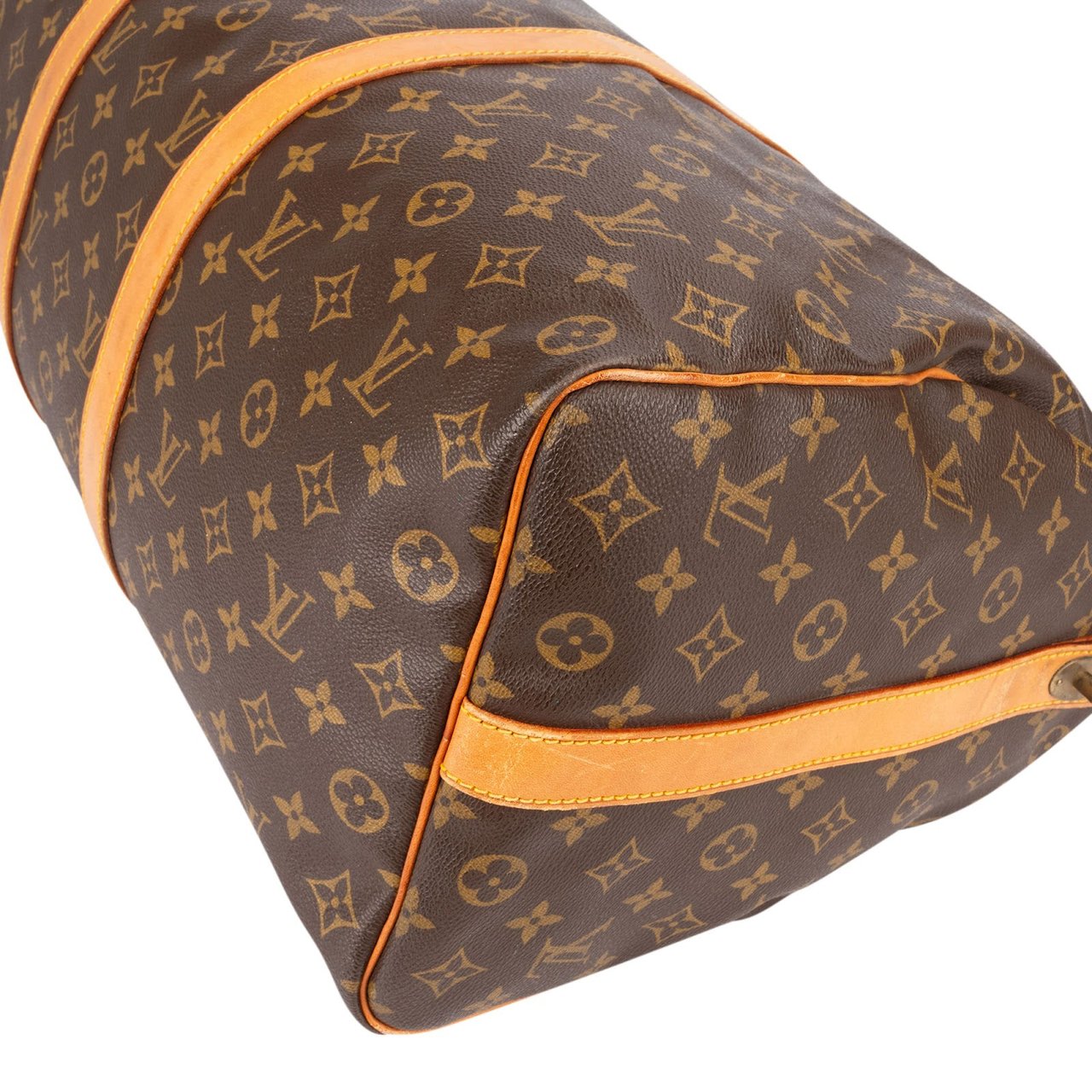 Louis Vuitton Louis Vuitton Monogram Canvas Keepall 50 Bandoulière Travel Bag Bruin