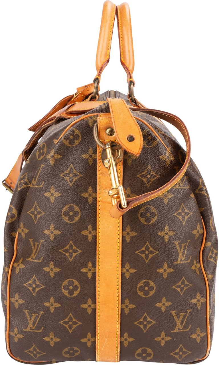 Louis Vuitton Louis Vuitton Monogram Canvas Keepall 50 Bandoulière Travel Bag Bruin