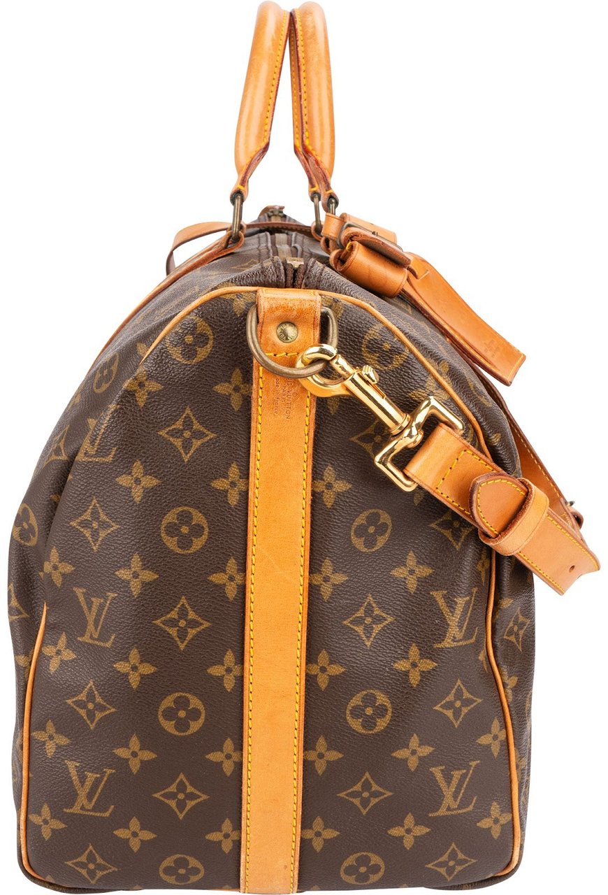 Louis Vuitton Louis Vuitton Monogram Canvas Keepall 50 Bandoulière Travel Bag Bruin