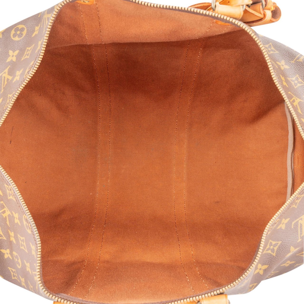 Louis Vuitton Louis Vuitton Monogram Canvas Keepall 50 Bandoulière Travel Bag Bruin