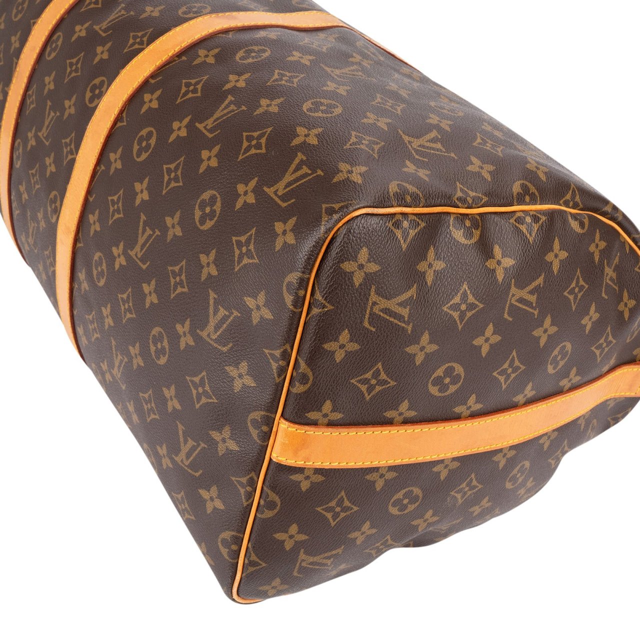 Louis Vuitton Louis Vuitton Monogram Canvas Keepall 55 Bandoulière Travel Bag Bruin