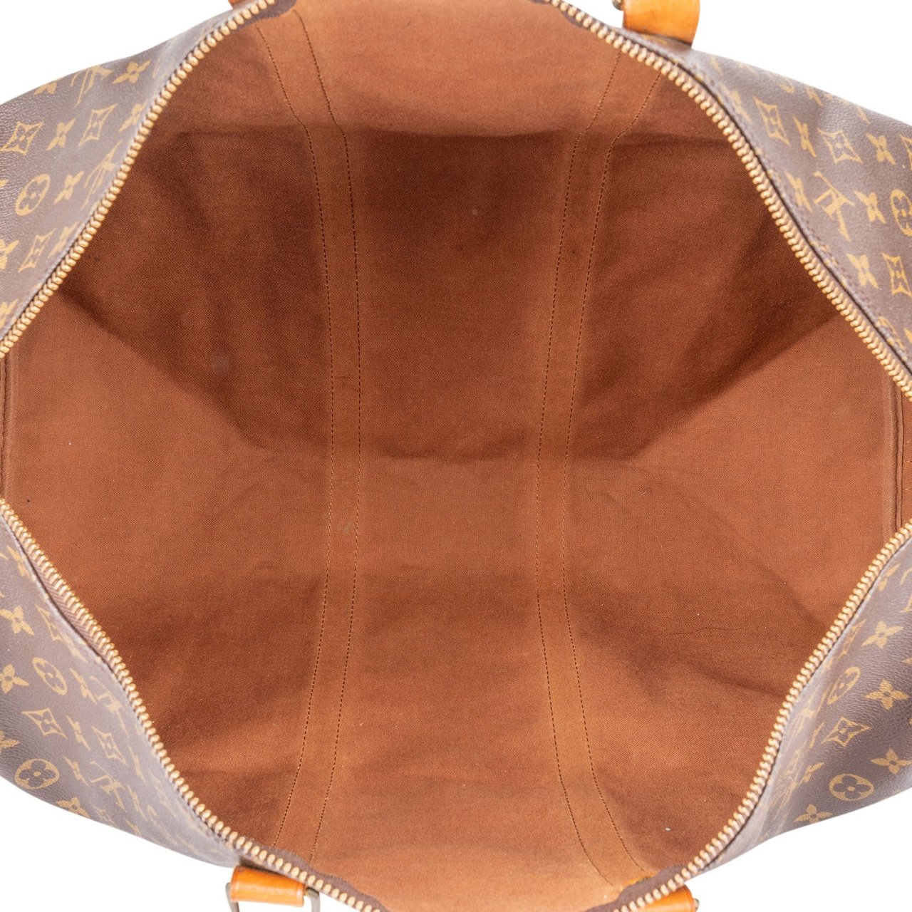Louis Vuitton Louis Vuitton Monogram Canvas Keepall 55 Bandoulière Travel Bag Bruin