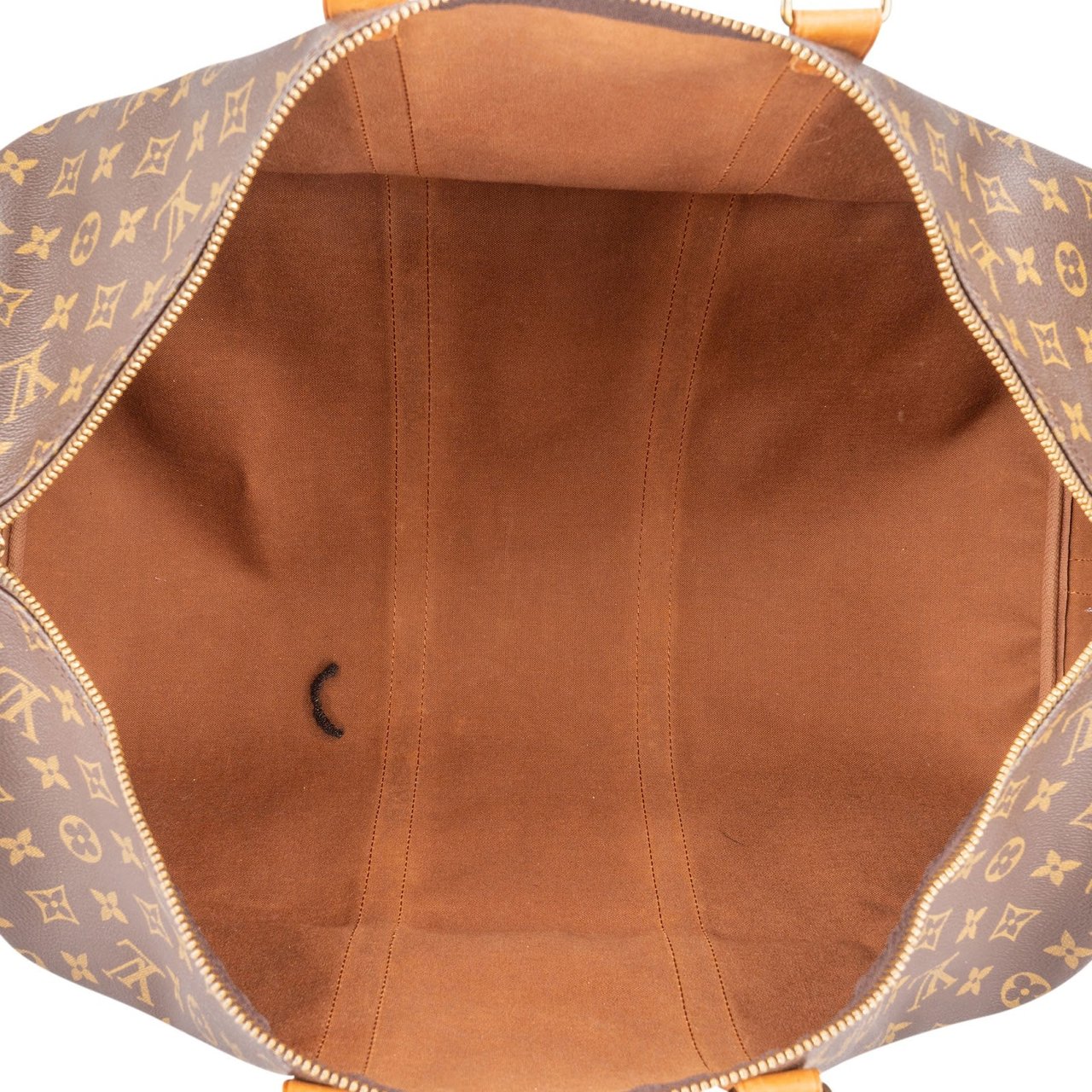 Louis Vuitton Louis Vuitton Monogram Canvas Keepall 55 Bandoulière Travel Bag Bruin
