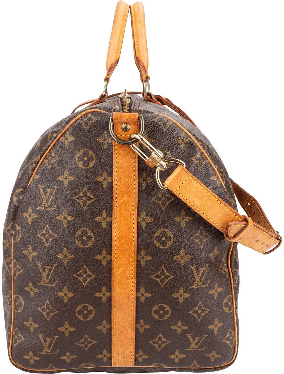 Louis Vuitton Louis Vuitton Monogram Canvas Keepall 55 Bandoulière Travel Bag Bruin
