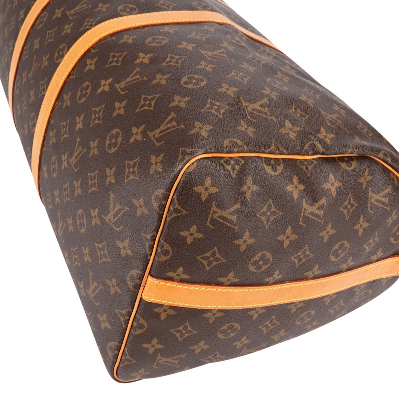 Louis Vuitton Louis Vuitton Monogram Canvas Keepall 55 Bandoulière Travel Bag Bruin