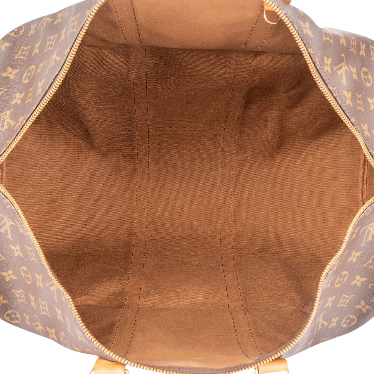 Louis Vuitton Louis Vuitton Monogram Canvas Keepall 55 Bandoulière Travel Bag Bruin