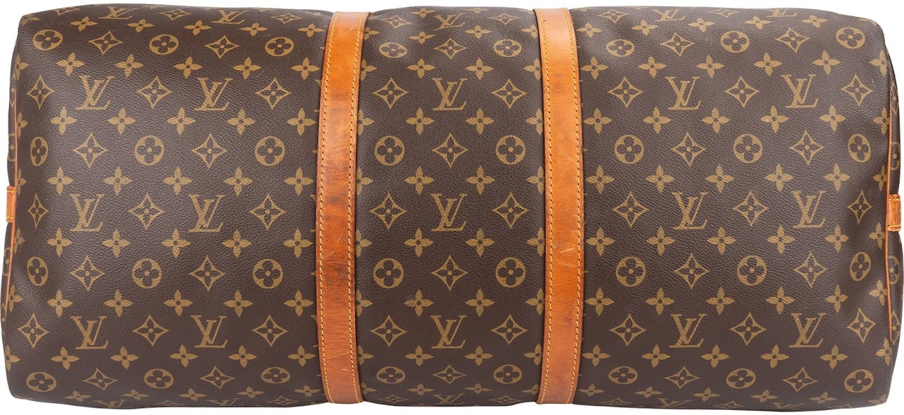 Louis Vuitton Louis Vuitton Monogram Canvas Keepall 60 Bandoulière Travel Bag Bruin