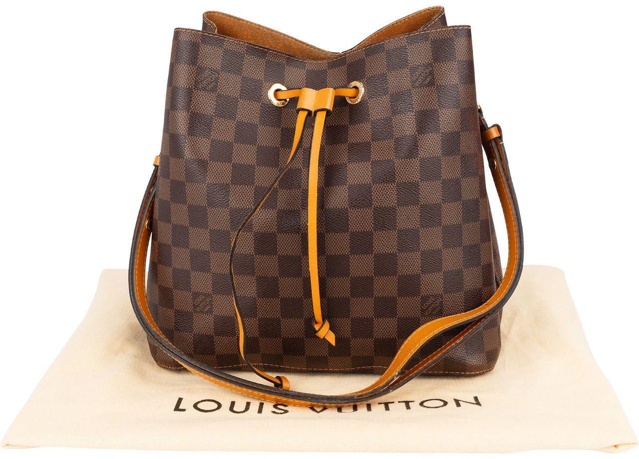 Louis Vuitton Monogram Damier Ebene NéoNoé Petit Crossbody Bag Bruin