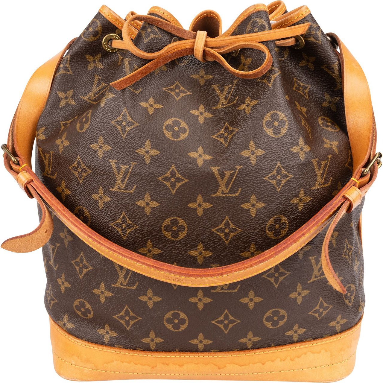 Louis Vuitton Monogram Canvas Sac Noé Grande Shoulder Bag Bruin