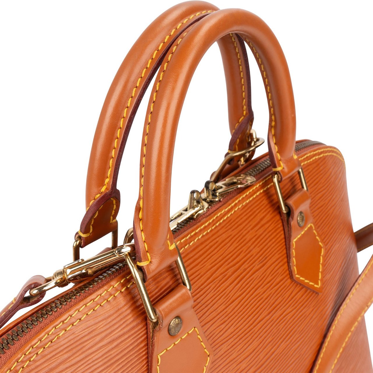 Louis Vuitton Louis Vuitton Brown Epi Leather Alma PM Handbag Oranje