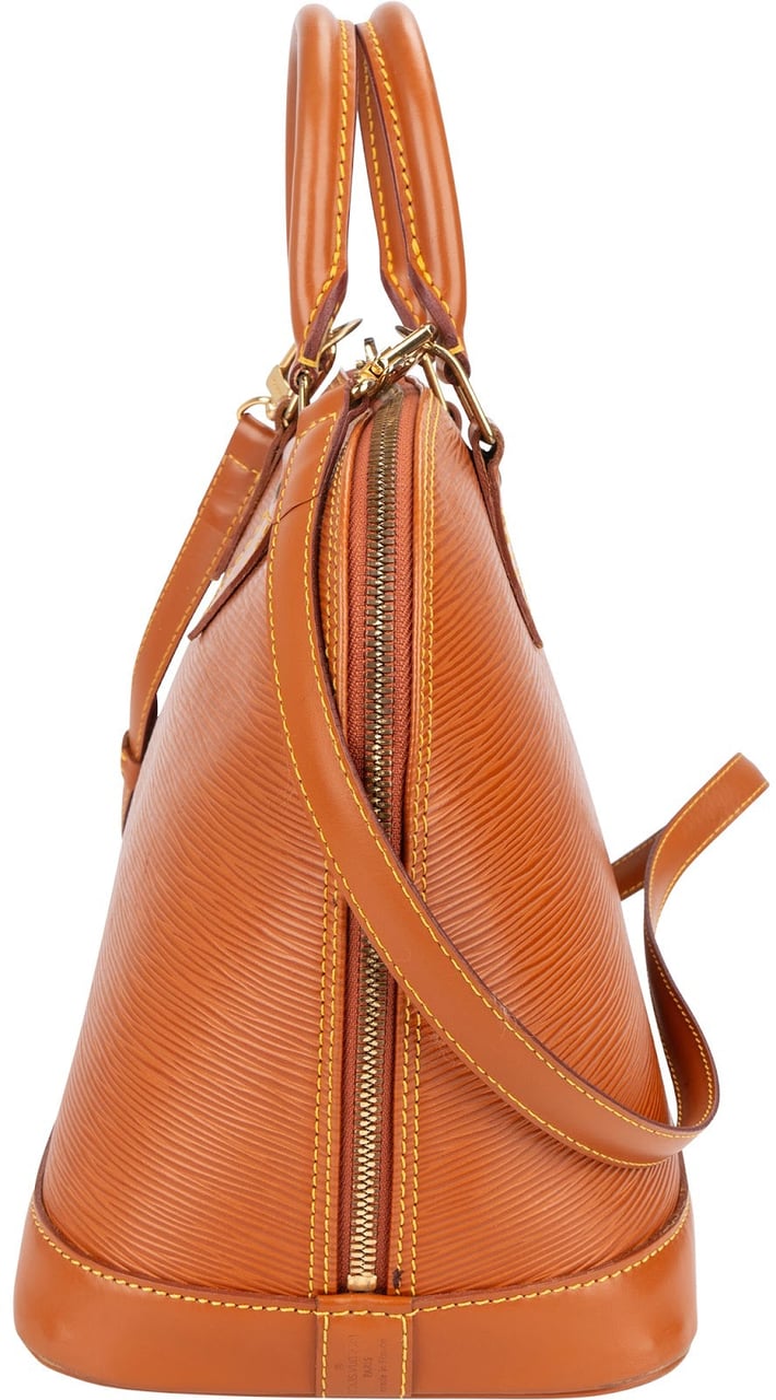 Louis Vuitton Louis Vuitton Brown Epi Leather Alma PM Handbag Oranje