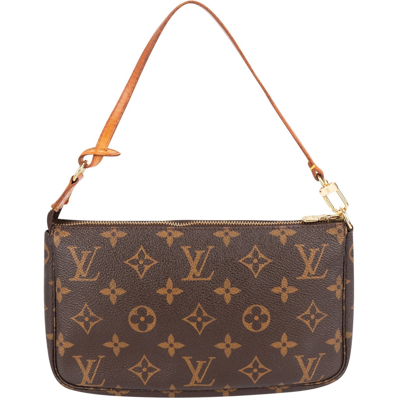 Louis Vuitton Louis Vuitton Monogram Canvas Pochette Accessoires Handbag Bruin