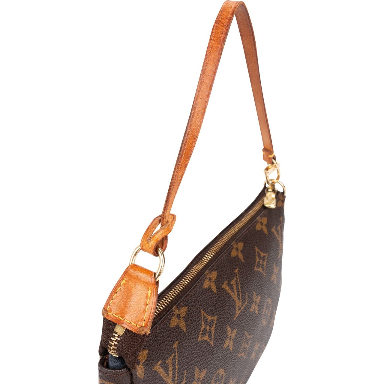 Louis Vuitton Louis Vuitton Monogram Canvas Pochette Accessoires Handbag Bruin