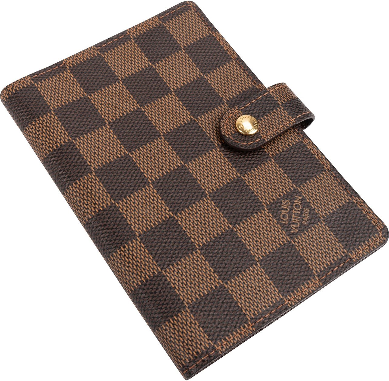 Louis Vuitton Louis Vuitton Monogram Damier Ebene Agenda PM Organizer Bruin