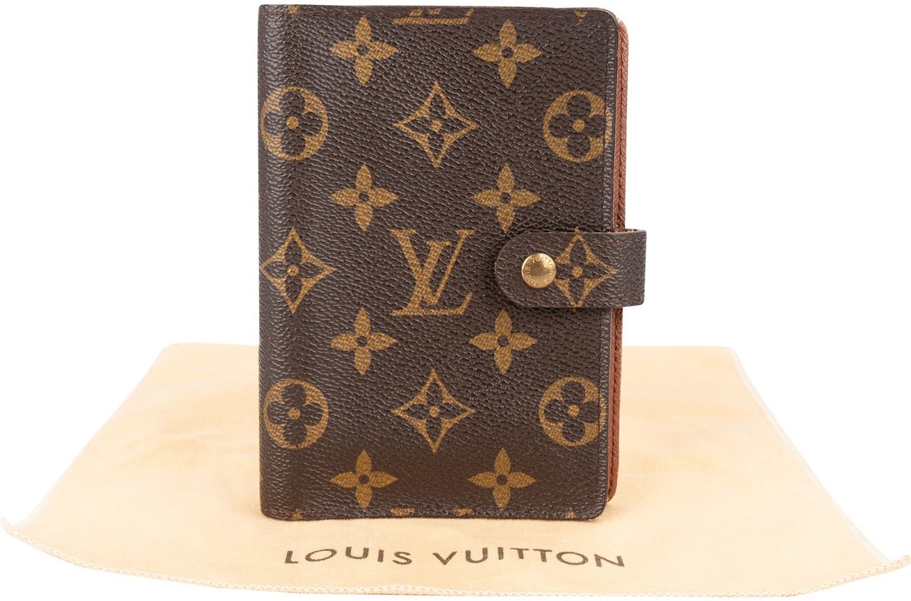 Louis Vuitton Louis Vuitton Monogram Canvas Agenda PM Organizer Bruin