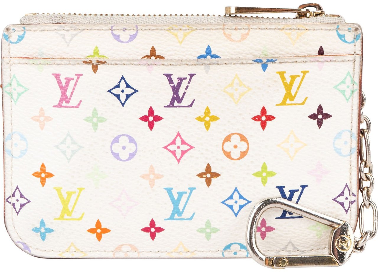 Louis Vuitton Monogram Murakami Multicolor Pochette Cles Key Pouch Wit