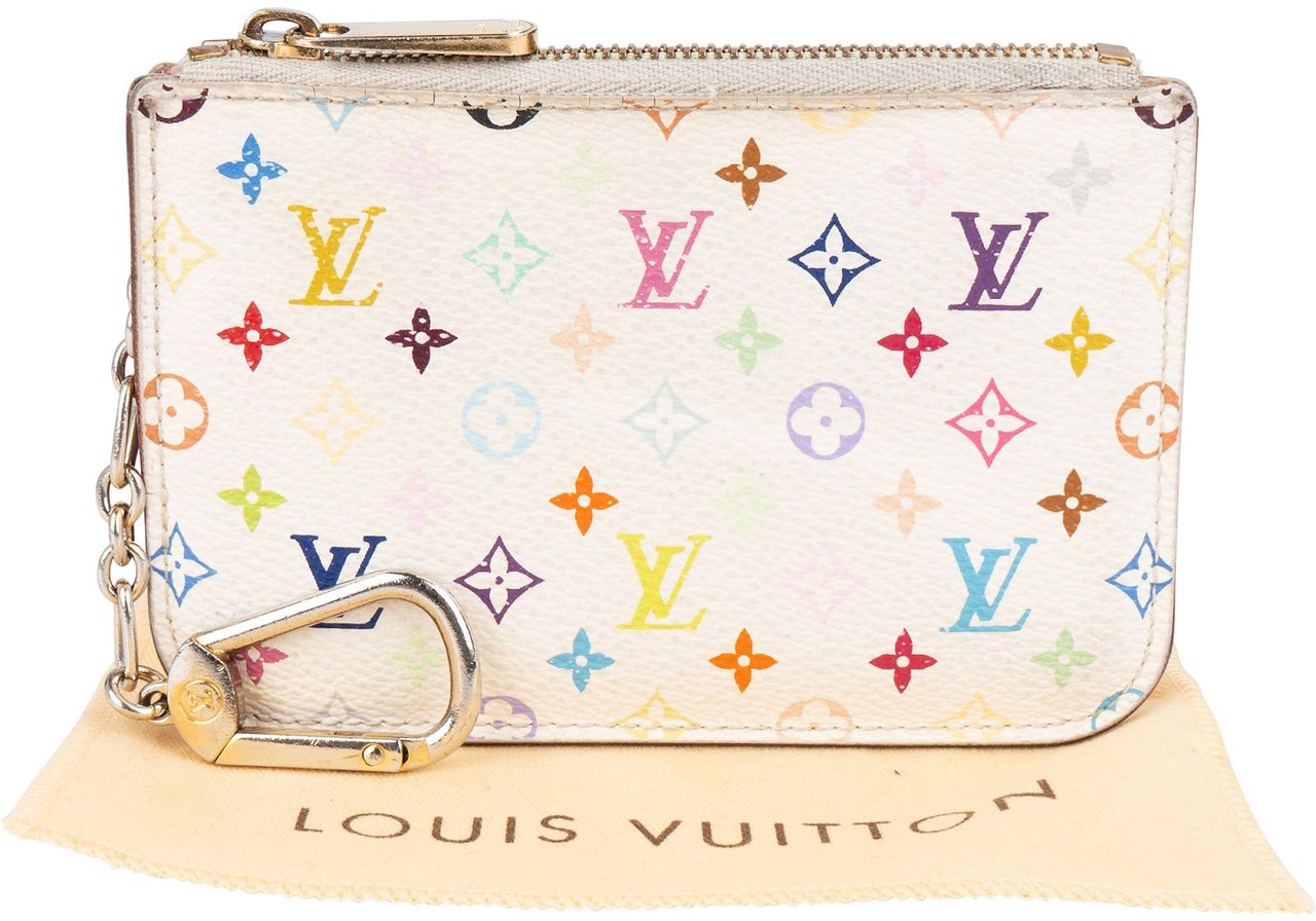 Louis Vuitton Monogram Murakami Multicolor Pochette Cles Key Pouch Wit