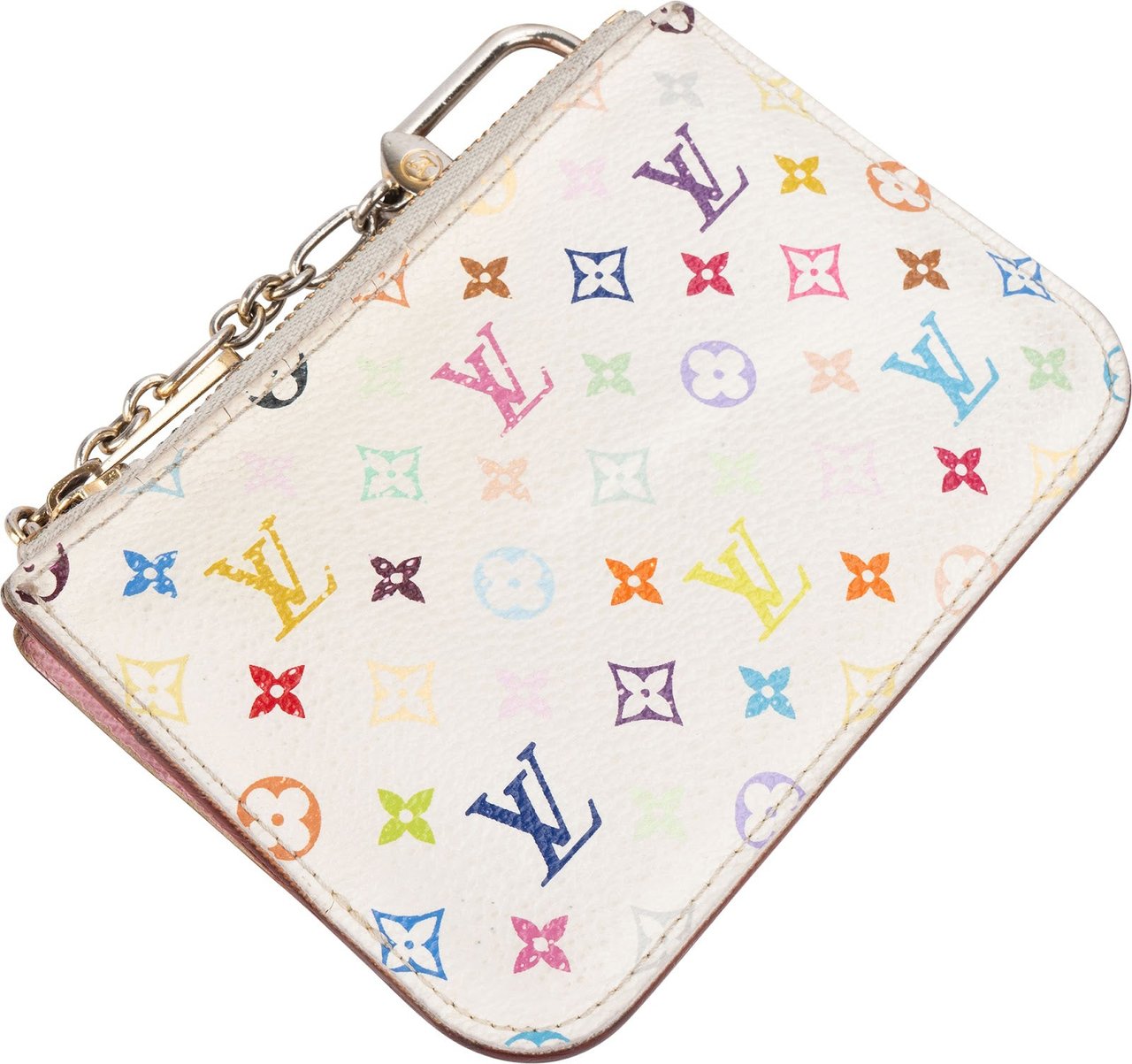 Louis Vuitton Monogram Murakami Multicolor Pochette Cles Key Pouch Wit