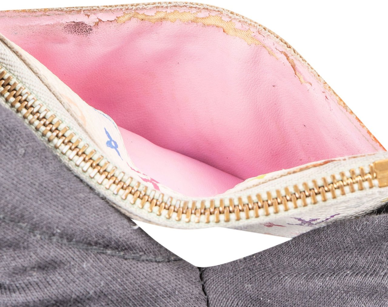 Louis Vuitton Monogram Murakami Multicolor Pochette Cles Key Pouch Wit