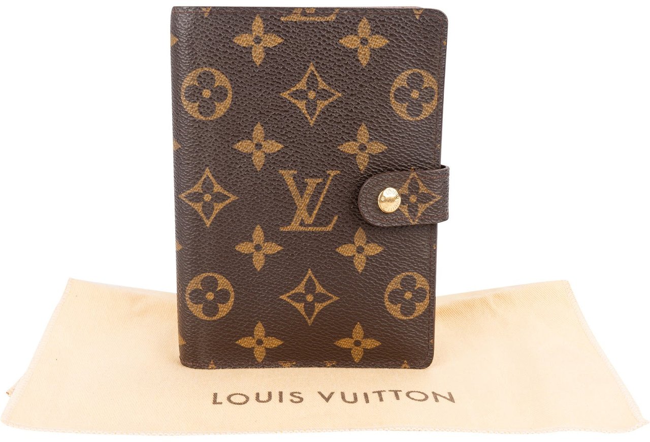 Louis Vuitton Louis Vuitton Monogram Canvas Agenda PM Ogranizer Bruin