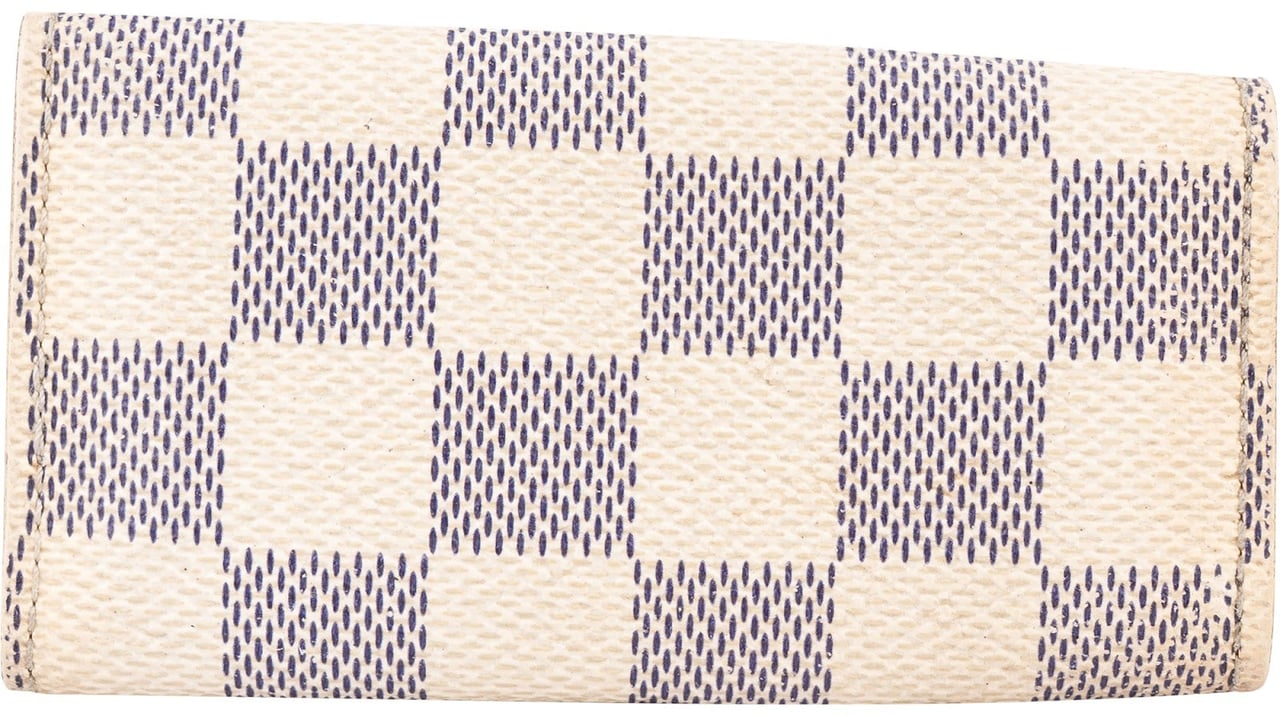 Louis Vuitton Louis Vuitton Monogram Damier Azur Key Holder Wit