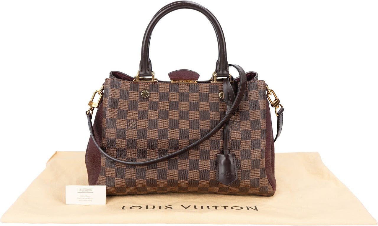 Louis Vuitton Louis Vuitton Monogram Damier Ebene Brittany MM Handbag Bruin