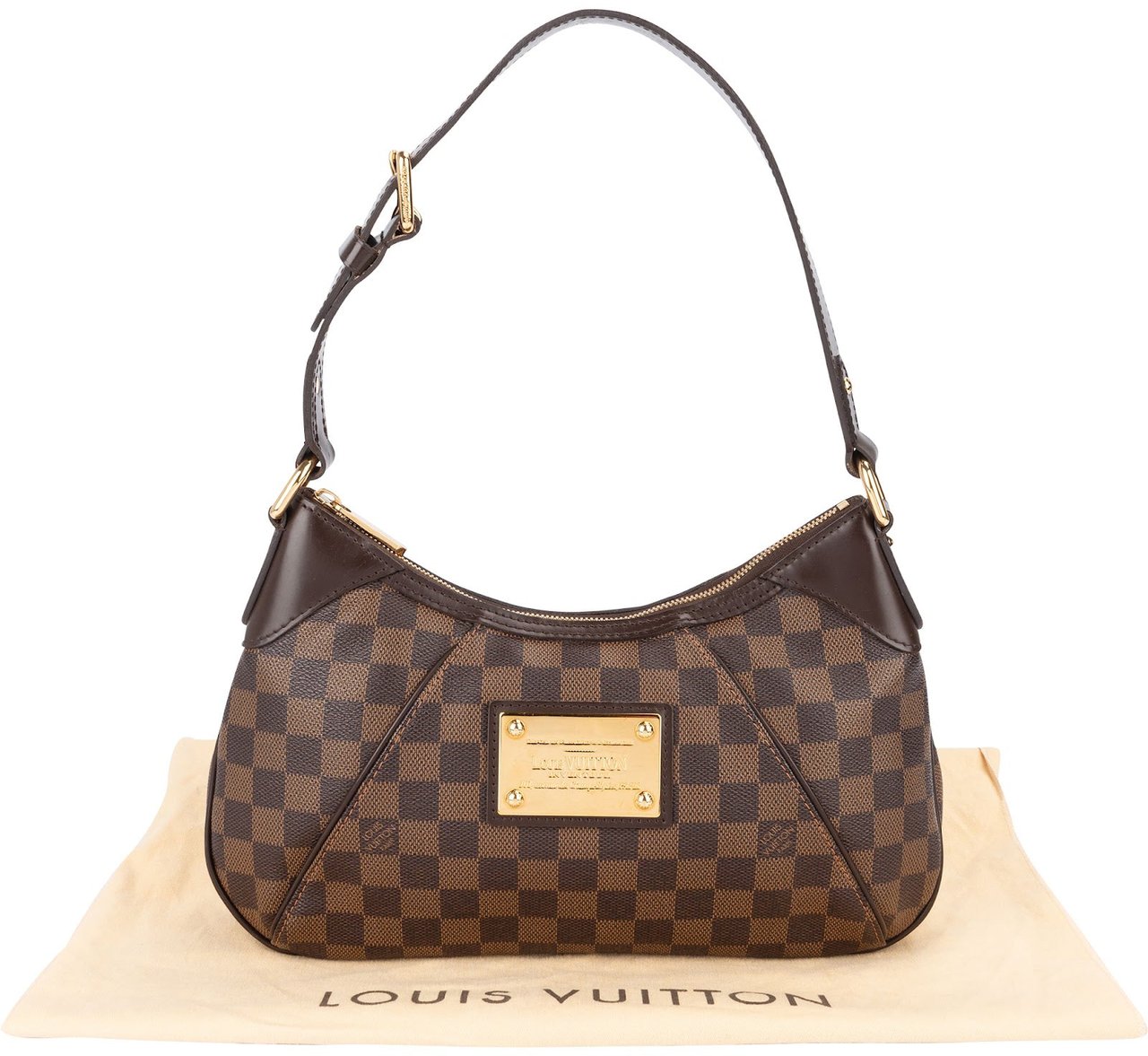 Louis Vuitton Louis Vuitton Monogram Damier Ebene Thames PM Shoulder Bag Bruin