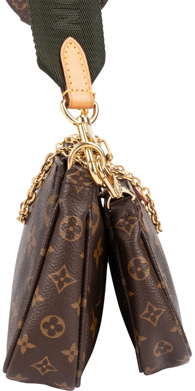 Louis Vuitton Louis Vuitton Canvas Monogram Multi Pochette Accessoires Crossbody Bag Bruin
