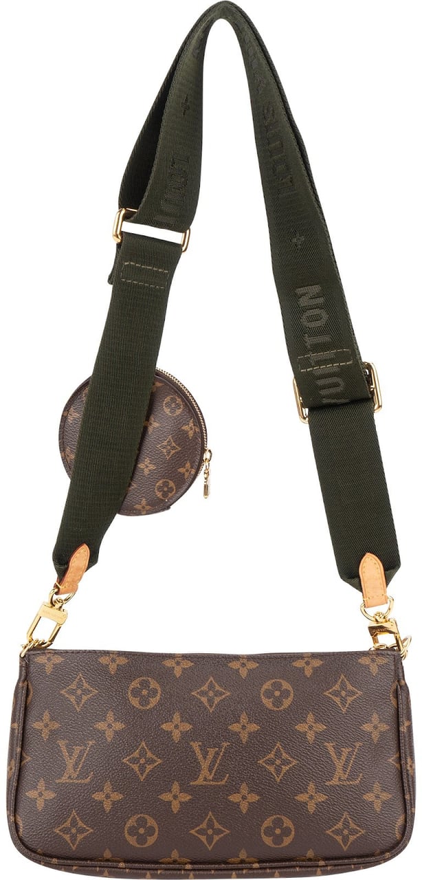 Louis Vuitton Louis Vuitton Canvas Monogram Multi Pochette Accessoires Crossbody Bag Bruin