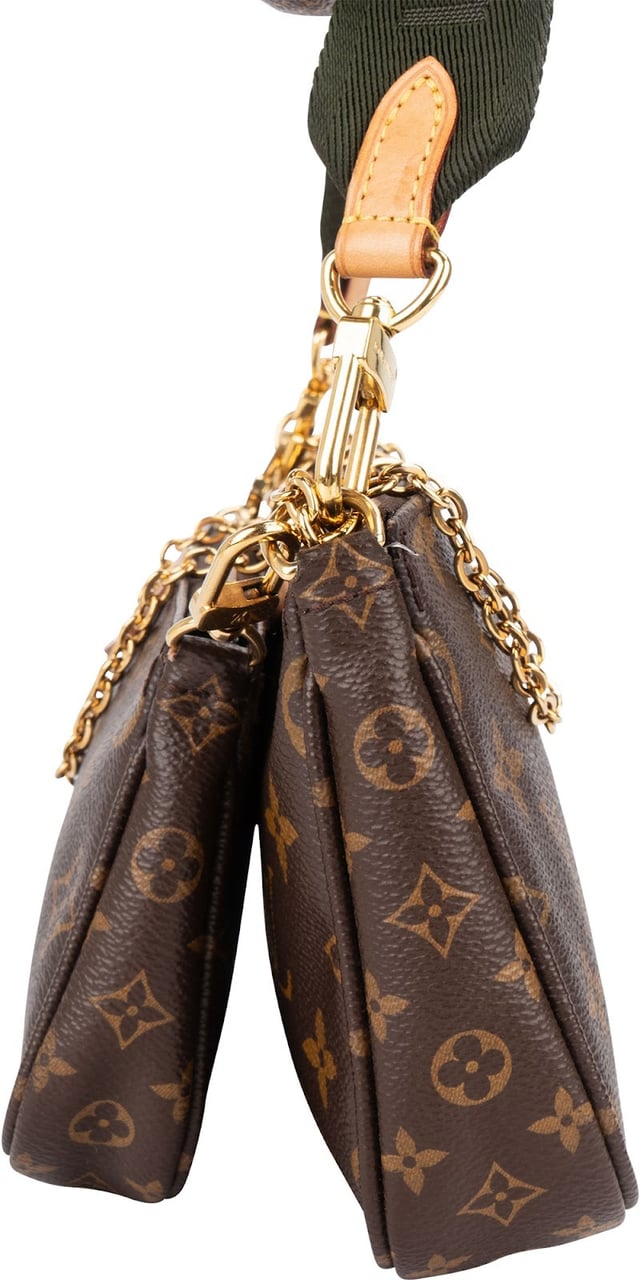 Louis Vuitton Louis Vuitton Canvas Monogram Multi Pochette Accessoires Crossbody Bag Bruin