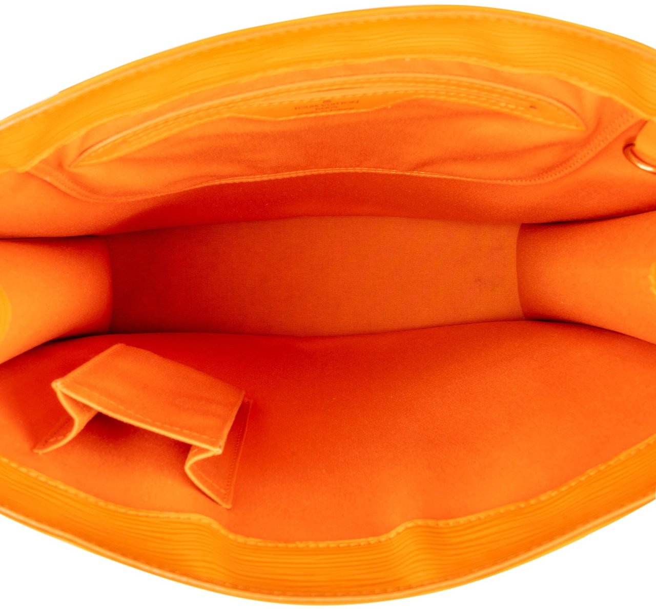 Louis Vuitton Louis Vuitton Orange Epi Leather Sac Plat Handbag Oranje