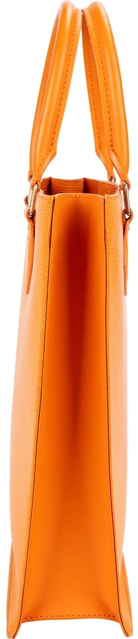 Louis Vuitton Louis Vuitton Orange Epi Leather Sac Plat Handbag Oranje