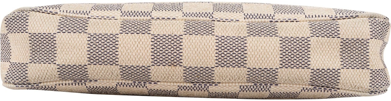 Louis Vuitton Monogram Damier Azur Pochette Accessoires Handbag Wit