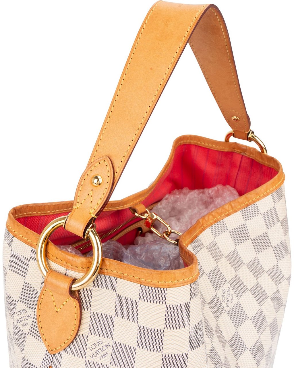 Louis Vuitton Monogram Damier Azur Canvas NM Delightful PM Shoulder Bag Wit