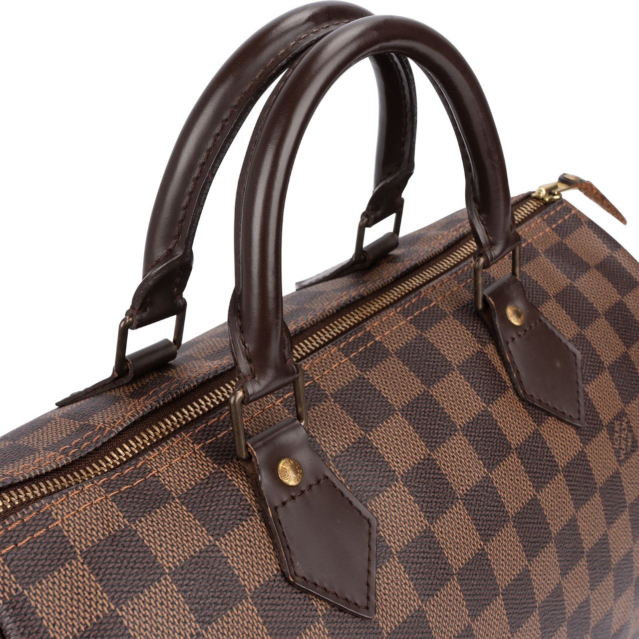Louis Vuitton Louis Vuitton Monogram Damier Ebene Speedy 30 Handbag Bruin