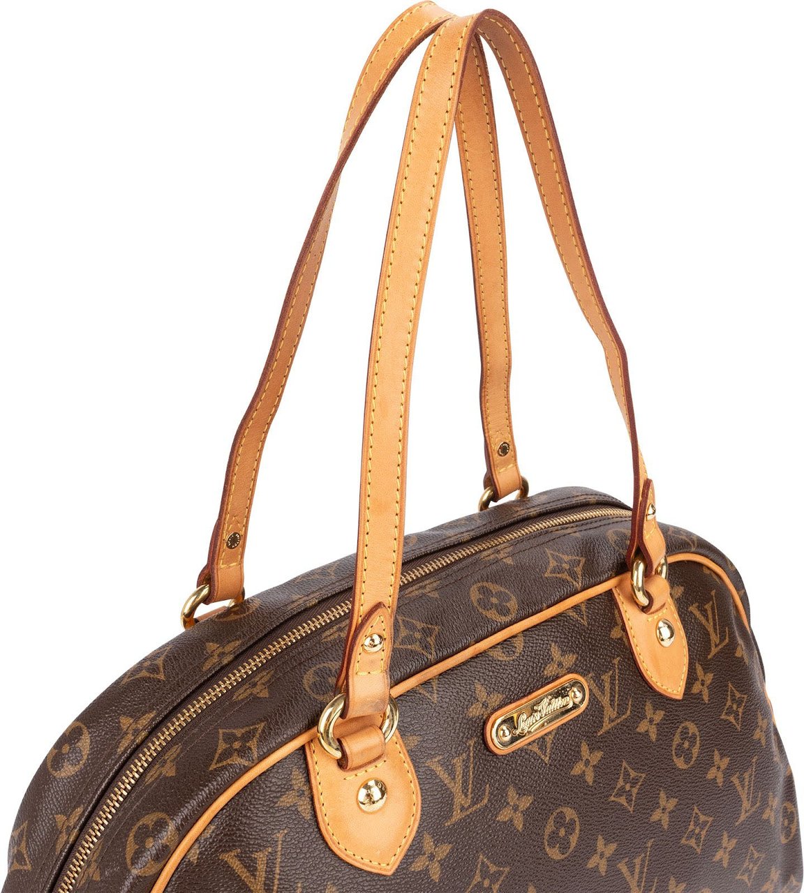 Louis Vuitton Monogram Canvas Montorgueil MM Shoulder Bag Bruin