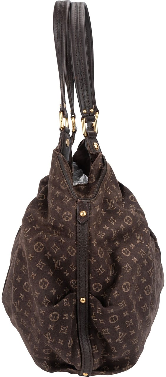 Louis Vuitton Mini Lin Monogram Idylle Fantaisie Hobo Shoulder Bag Bruin