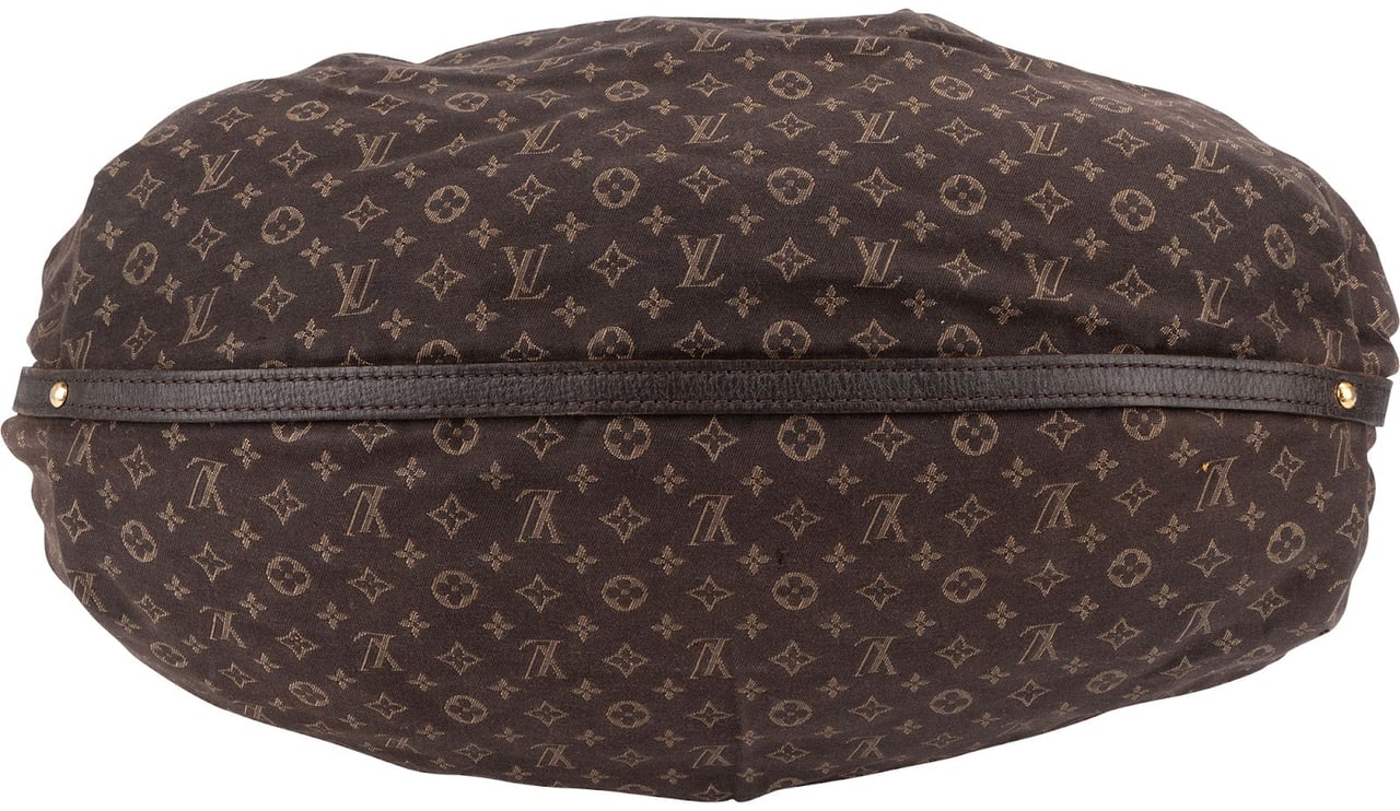 Louis Vuitton Mini Lin Monogram Idylle Fantaisie Hobo Shoulder Bag Bruin