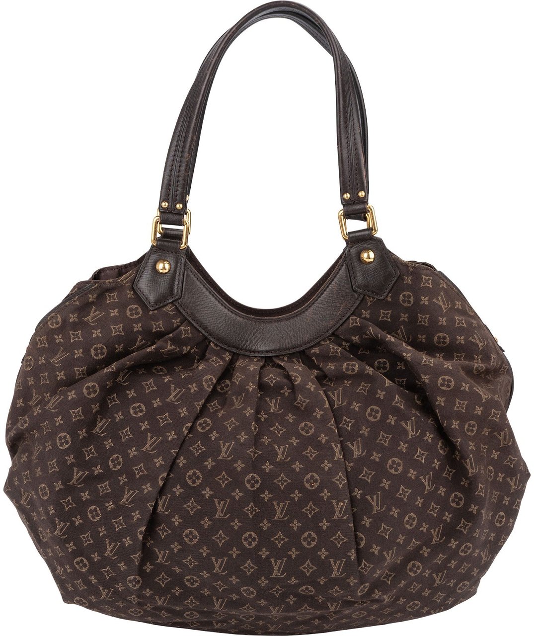 Louis Vuitton Mini Lin Monogram Idylle Fantaisie Hobo Shoulder Bag Bruin