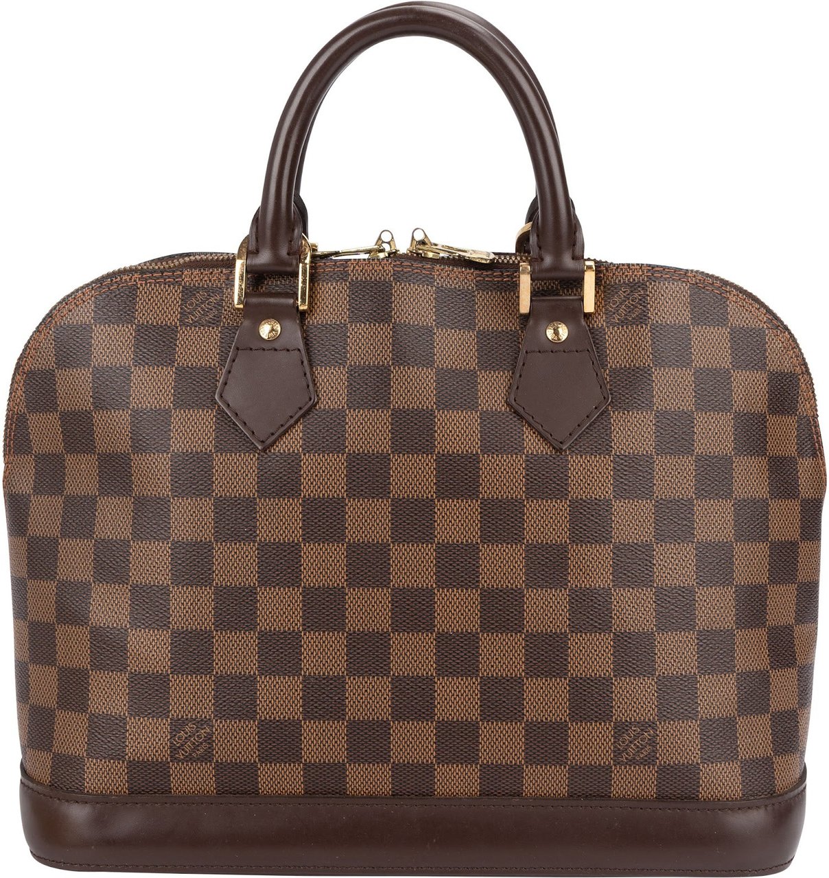Louis Vuitton Monogram Damier Ebene Alma PM Handbag Bruin