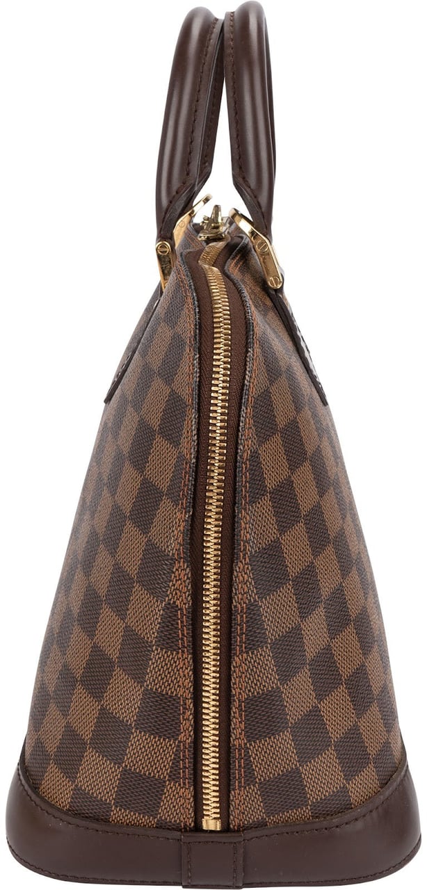 Louis Vuitton Monogram Damier Ebene Alma PM Handbag Bruin
