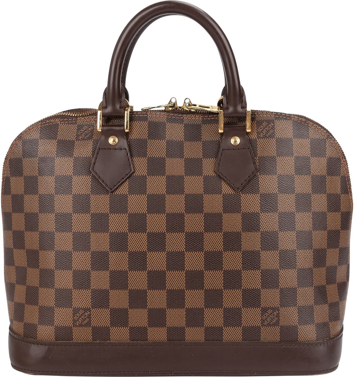 Louis Vuitton Monogram Damier Ebene Alma PM Handbag Bruin
