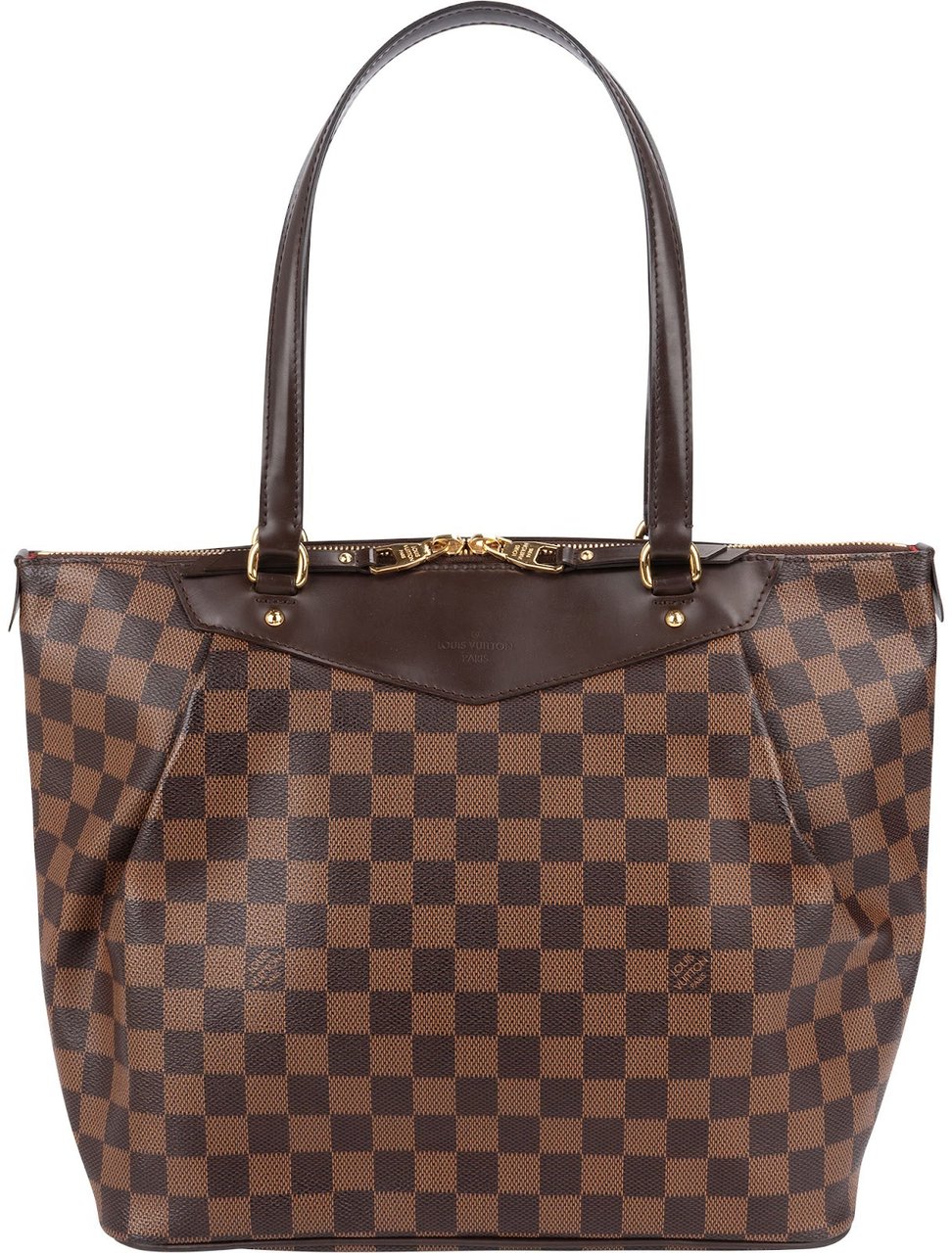 Louis Vuitton Monogram Damier Ebene Westminster GM Shoulder Bag Bruin