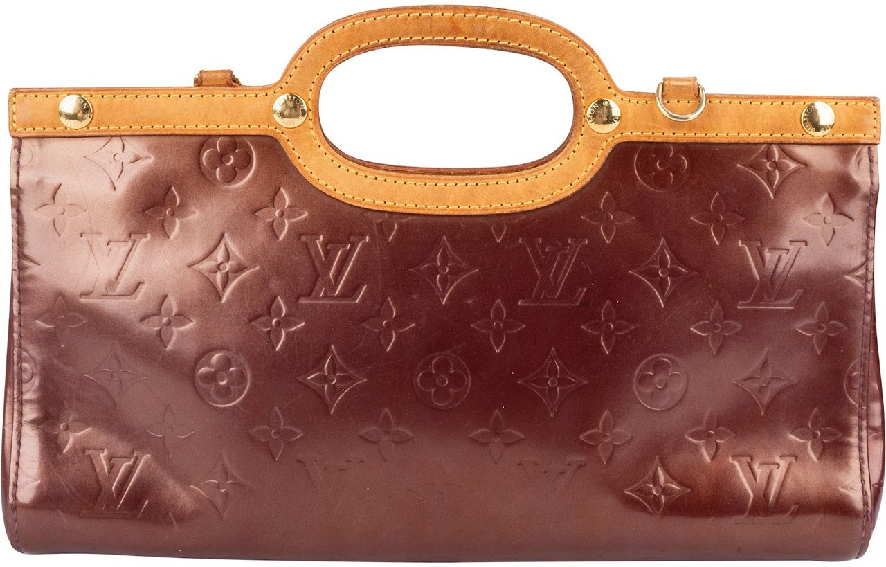 Louis Vuitton Monogram Vernis Leather Roxbury Drive PM Handbag Rood