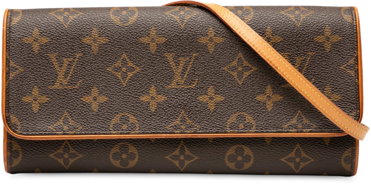 Louis Vuitton Monogram Pochette Twin GM Bruin