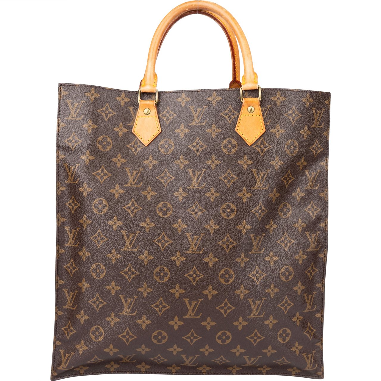 Louis Vuitton Louis Vuitton Canvas Monogram Sac Plat Handbag Divers